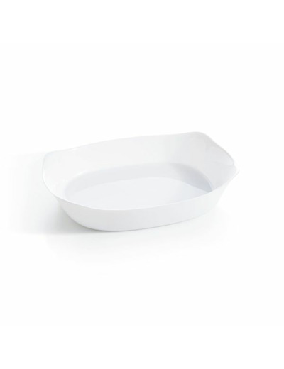 Plat de cuisson rectangulaire 38x27cm blanc Smart Cuisine