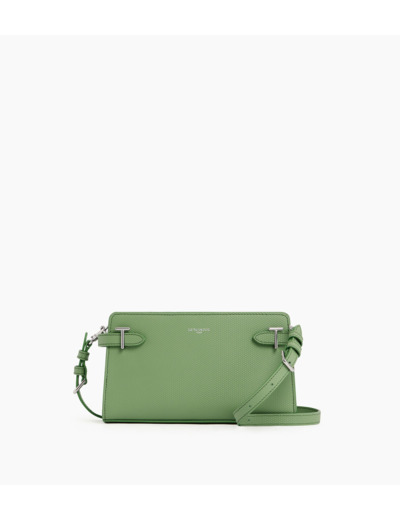 Petit sac à bandoulière Emilie en cuir signature T