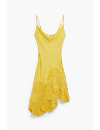 Robe À Bretelles En Tissu – Femme