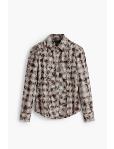 Chemise À Manches Longues En Tissu – Femme