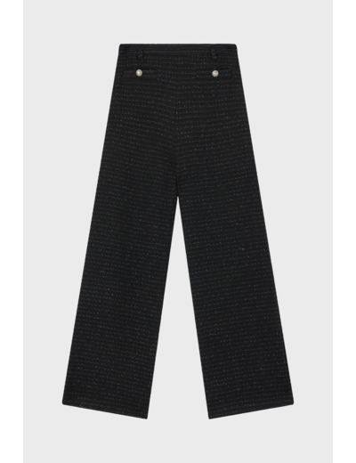 Pantalon large en tweed et lurex - NARELLE