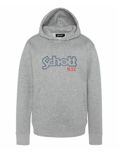 Sweat à capuche imprimé poitrine SWHSIDNEYB SCHOTT