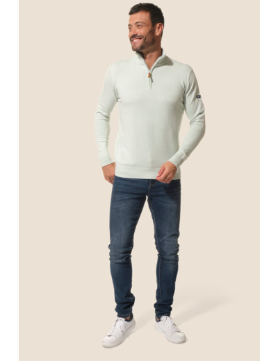 Pull homme col montant Didier