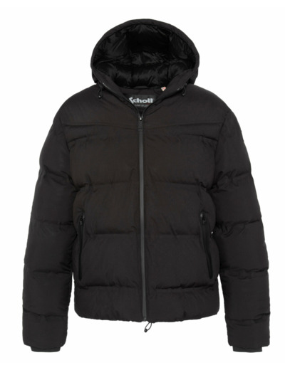 Doudoune à capuche tissu mat INLAND SCHOTT
