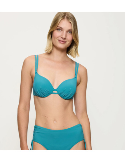 Haut de maillot de bain avec armatures et coques