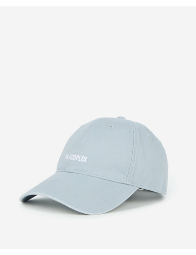 Casquette avec broderie blue grey
