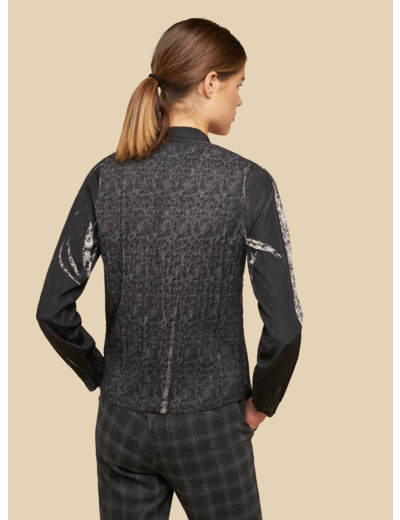 Chemise pollen argente