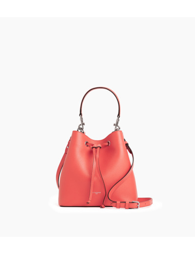 Sac seau Louise en cuir grainé