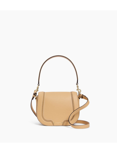 Sac bandoulière moyen modèle Ella en cuir grainé