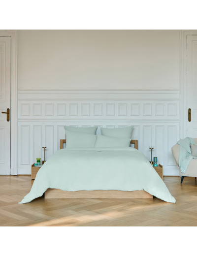 Housse de couette Arielle - Céladon