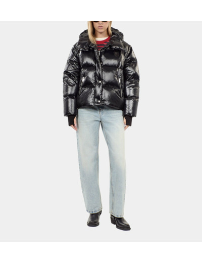 Doudoune À Manches Amovibles Noire black