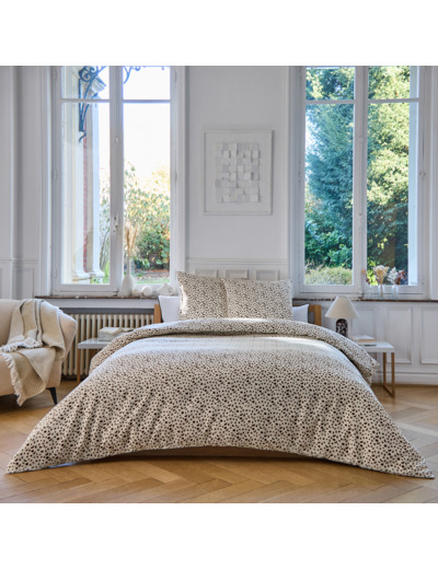 PACK HOUSSE DE COUETTE + TAIE(S) D'OREILLER | Briac - Marron