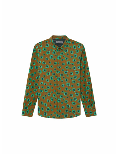 Chemise slim demoiselle verte