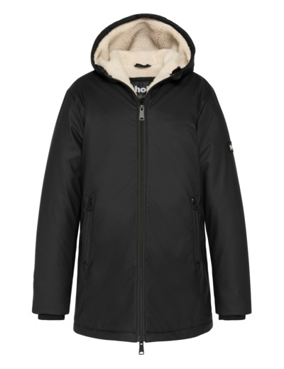 Parka multipoches à capuche enfant