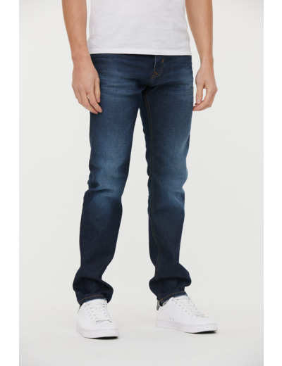 Pantalon straight fit ,taille medium,jambe ajustée