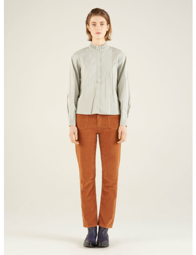 Chemise cafe au lait