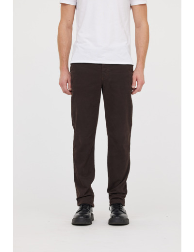 Chino straight jambe droite, taille medium