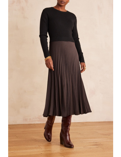 Robe bi-matière RUBIS