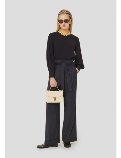 Pantalon Pia Nuit en Laine Vierge