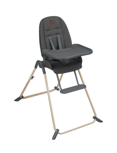 Chaise haute bébé Ava Gris