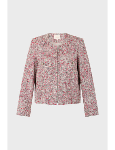 Veste en tweed multicolore - BELLIANE