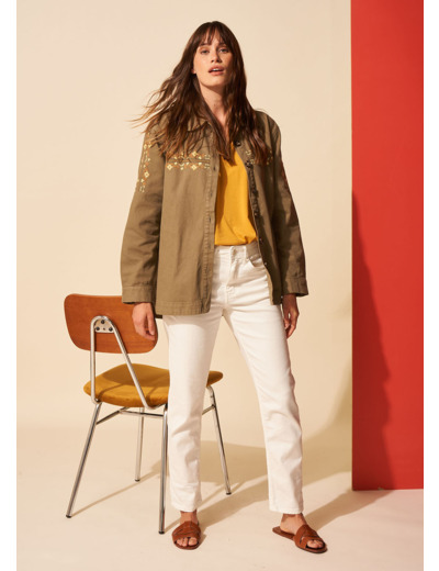 Jean boyfriend à cinq poches