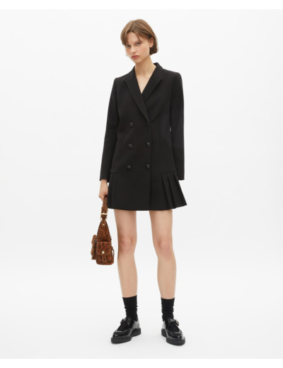 Robe tailleur courte noire black