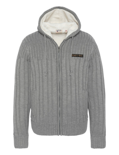 Gilet à capuche doublé sherpa