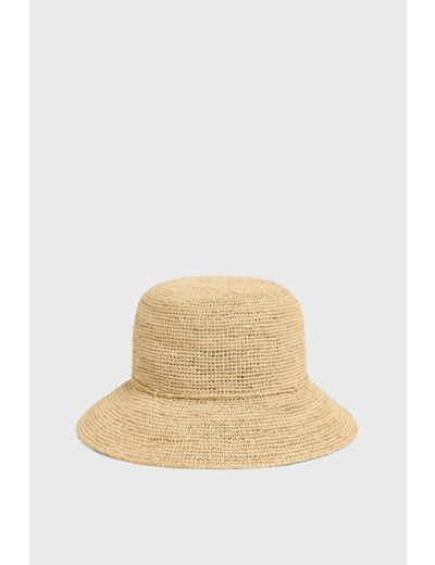 Chapeau en raphia uni - LUCIA
