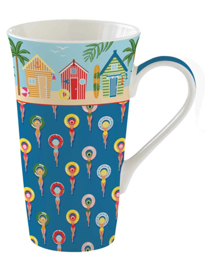 A LA PLAGE Coffret mug 60cl porcelaine