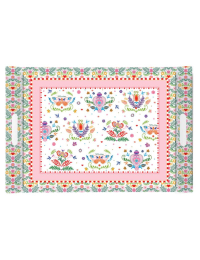 SPRING FOLK Plateau 49X34cm