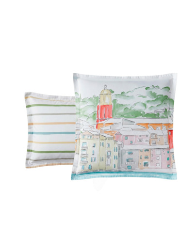 Taie d'oreiller Paysage Varois | Taie sac | Tradition des Vosges