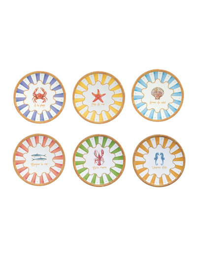 SAINT TROPEZ Assiette dessert 23cm