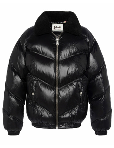 Doudoune brillante à col sherpa COLLIN SCHOTT