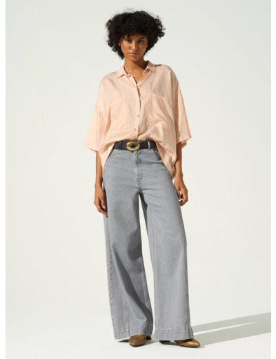 Chemise lait de peche
