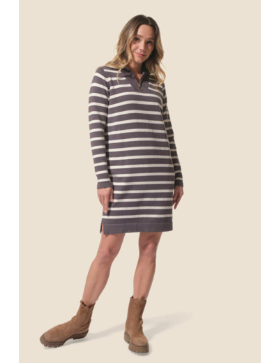 Robe pull femme à rayures Jessy