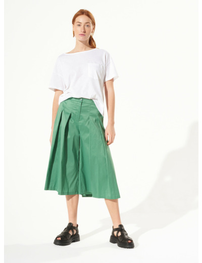 Pantalon large menthe