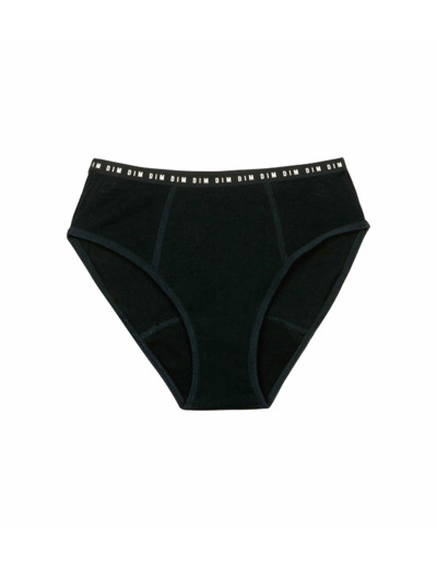 Culotte de règles fille en coton bio Flux Abondant Noir My Protect