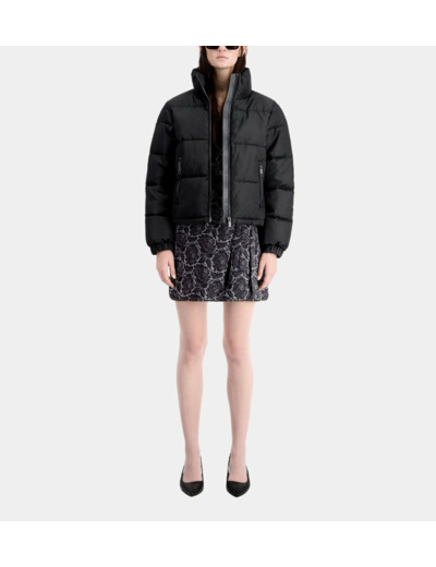 Doudoune Courte En Nylon black