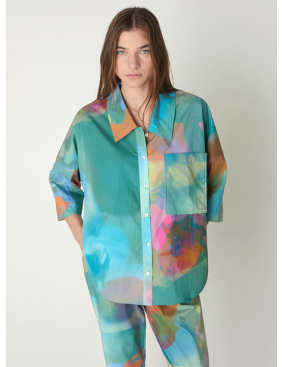 Chemise jasmin malvacea green