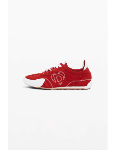 Baskets Basses En Cuir – Femme