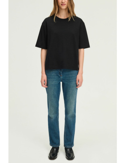 T-shirt col rond en coton - HEVA