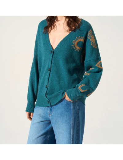 Cardigan baies de viburnum