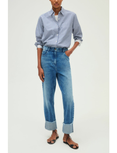 Jean droit à revers - LUMA