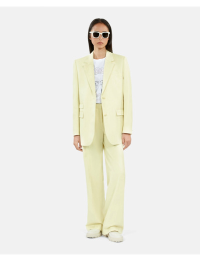 Veste tailleur jaune clair retro pink