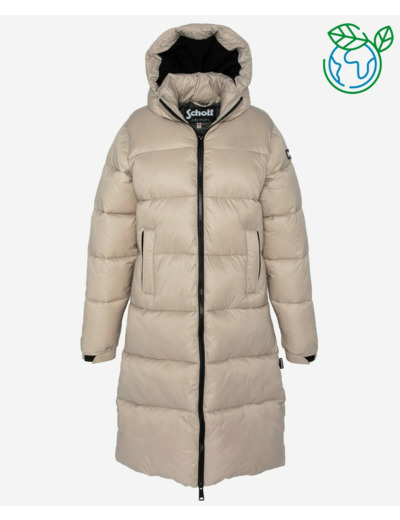 Doudoune extra longue en nylon recyclé BELSTAR2WRS SCHOTT