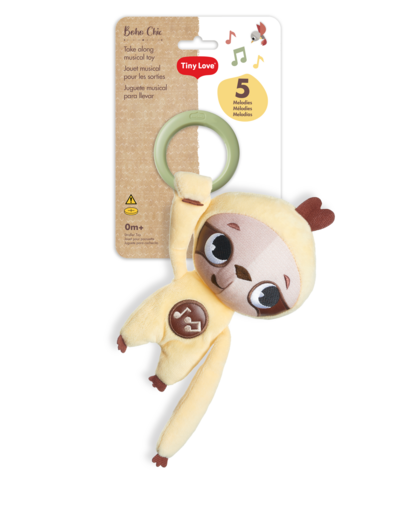 Jouet musical à accrocher Beige