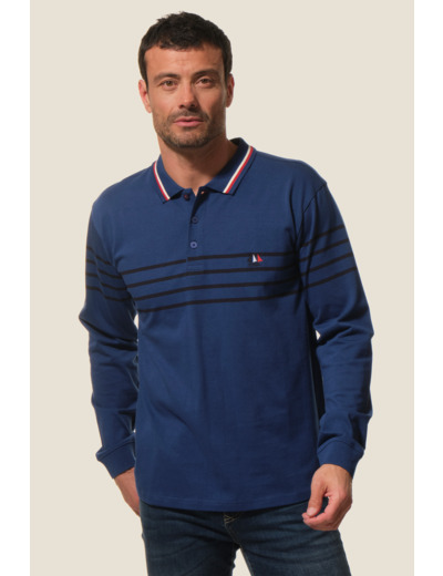 Polo homme manches longues Atoll