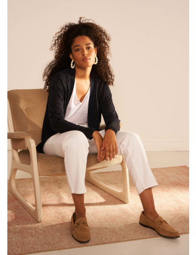 Gilet ouvert mi-long