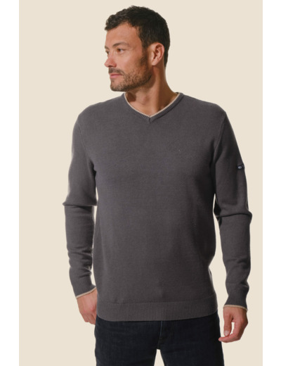 Pull homme col V Nolan